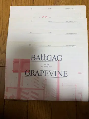 GRAPEVINE 팬클럽 뉴스레터 vol.71-74 오쿠다 타미오 외