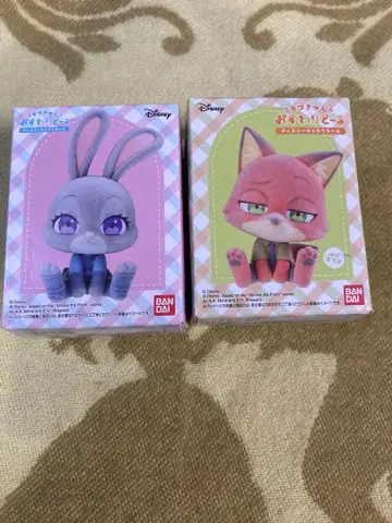 모후큥 오스와리 인형 닉 주디 주토피아 디즈니