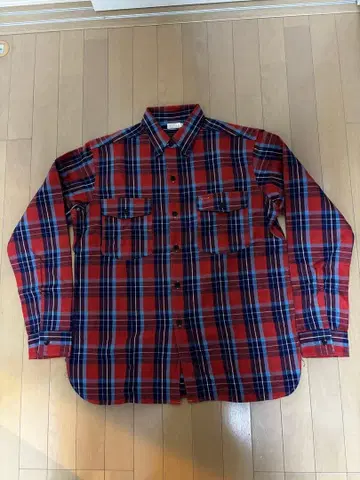 새상품 웨어하우스 플란넬 셔츠 42