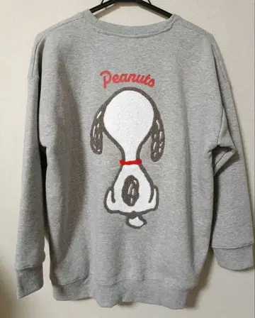 택 포함 미사용품 SNOOPY 스누피 속기모 맨투맨 트레이닝복