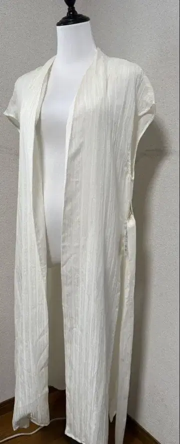 새상품*Ample 아이보리 롱 베스트 베스트 야마다야 앰프agavin