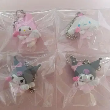 산리오 꿈꾸는 엔젤 스윙 마이멜로디 쿠로미 시나모롤 4종 세트