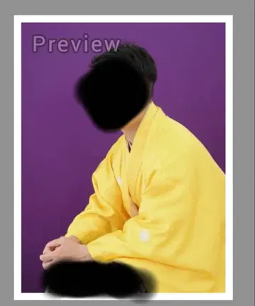 문장 기모노 하카마