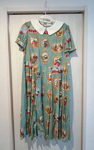 Jane Marple 제인 마플 기념일 프레임 원피스