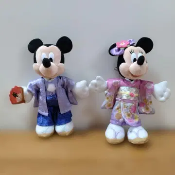 디즈니 2026년 설날 미키 & 미니 봉제 인형