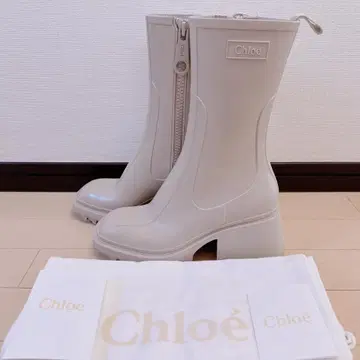 끌로에 베티 레인부츠 장화 레인부츠 베이지