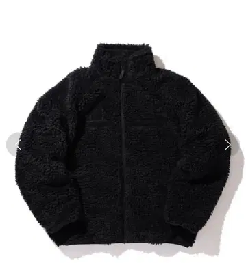 BEAMS 솔리드 보아 블루종 블랙 XL 사이즈