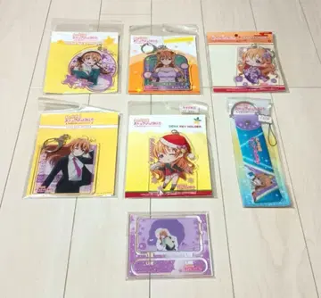 러브 라이브 니지가사키 학원 오미 카나타 아크릴 스탠드 키링 7개 세트