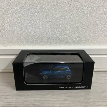 마쓰다 데미오 1/64 스케일 파랑 자동차 모델 데모품