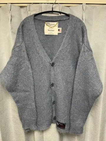 DAIRIKU Brat Pack 모헤어 가디건 라이트 블루