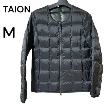 새상품급 TAION 블랙 다운 숏 자켓 M 사이즈