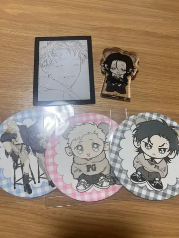 FANGS 빌리 발리 eeo cafe 아크릴 쁘띠 스탠드 삼나무