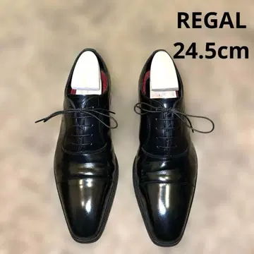 [새상품급] REGAL (리걸) 스트레이트 팁 블랙 24.5cm