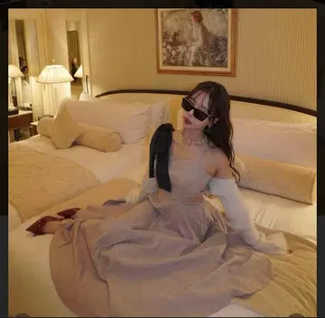 아메르주 amerge. ribbon JQ side cut onepiece