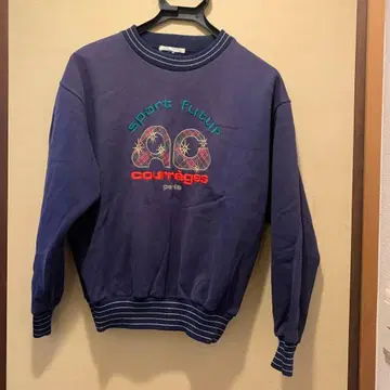 쿠레쥬 네이비 맨투맨 트레이닝복