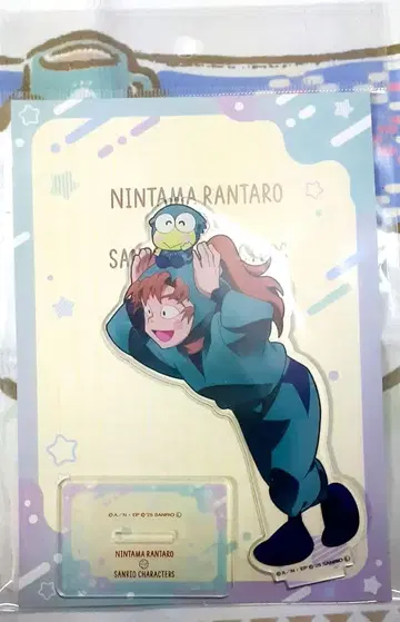 닌타마 란타로 산리오 콜라보 아모카페 아크릴 스탠드 젠포지 잇사쿠
