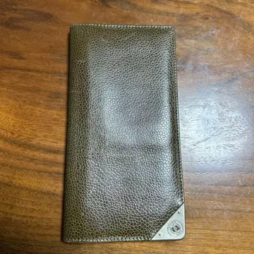 renoma 빈티지 브라운 가죽 장지갑 지퍼 포함