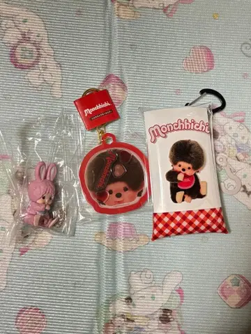 몬치치 샤카샤카 키링과 가챠 피규어 미사용 새상품! 익명 배송