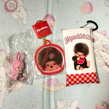 몬치치 샤카샤카 키링과 가챠 피규어 미사용 새상품! 익명 배송