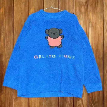 [ 완판템 ] 젤라피케 베비모코 풀오버 미피 콜라보 보리스 블루