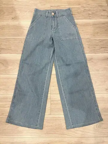 SOMETHING 쿨 와이드 데님