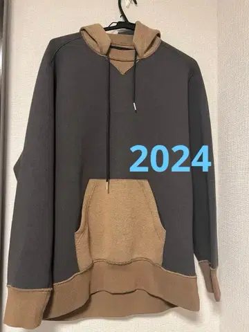 sacai 후드티 그레이 베이지 사이즈 1