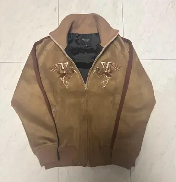 black by vanquish 스웨이드 저지 스카잔