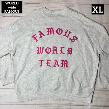 WORLD wide FAMOUS 월드와이드 페이머스 맨투맨