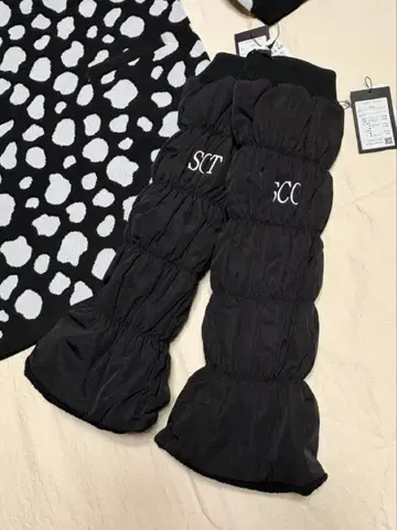 새상품 스콧 클럽 골프 개더 레그 워머 발수 가공 블랙