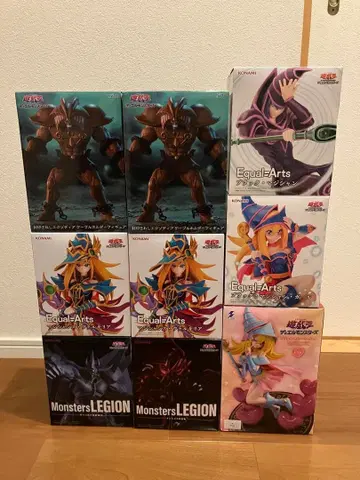 [선착순] 유희왕 엑조디아 블랙 매지션 등 피규어 9체 세트