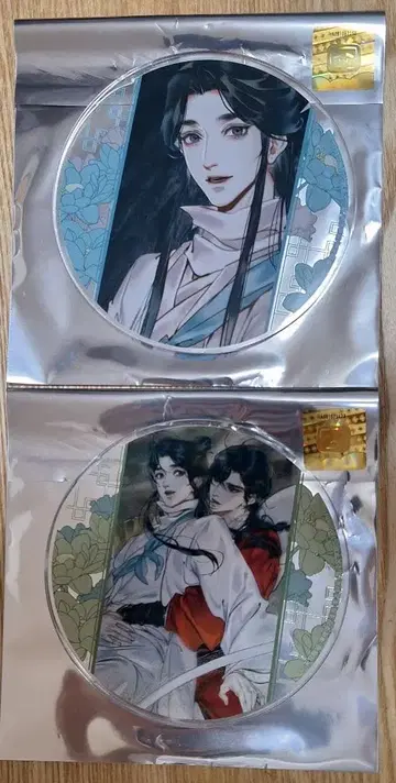코믹스 [천관사복] 3권 발매 기념 아크릴 코스터 2개 그라테 시에롄