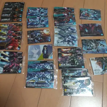 건담 프라모델 패키지 아트 구미 3 15종 전 26매 세트