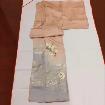 순수 실크 핑크와 그레이의 츠케사게