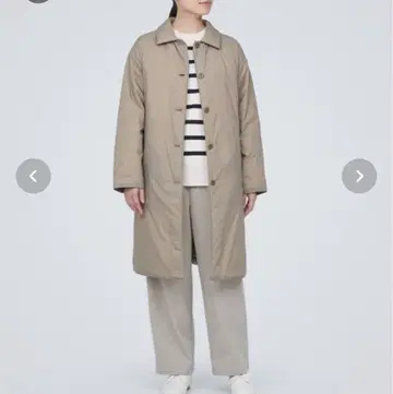 무인양품 경량 스텐칼라 다운 코트