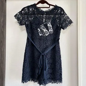 MAX&CO 올인원 드레스 원피스 전체 레이스 허리 벨트 벨트