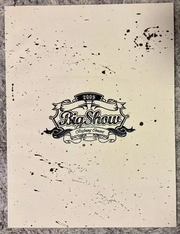 [새상품급] BIGBANG BIGSHOW 2009 팜플렛