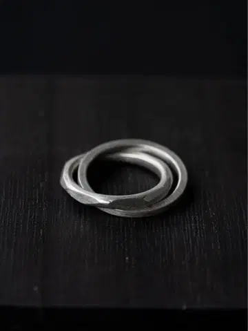 PRY Double Crafted Edge Ring 19호 실버925