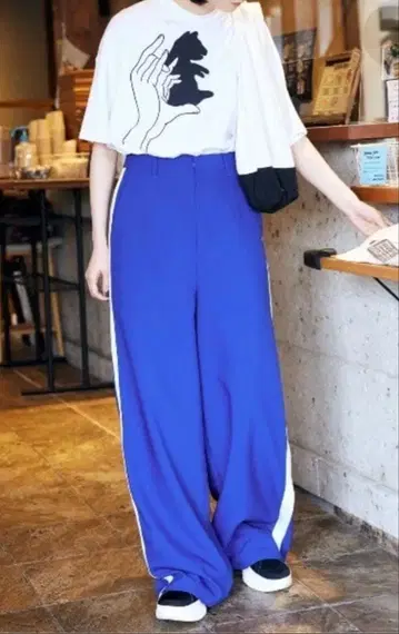 nagonstans 와이드 트랙 팬츠