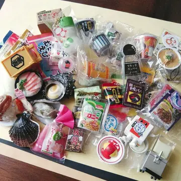 가챠 마루미야 유키린도 냉동식품 아지팬더 리얼 키친 시리즈 미니어처