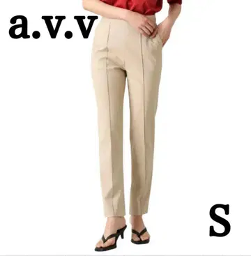 a.v.v Charme 슬림 팬츠 스트레치 베이지 S 여성용