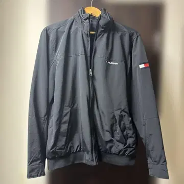 타미 힐피거 블랙 나일론 자켓 L