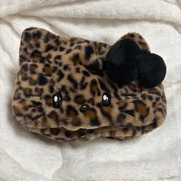 usj 키티 팬캡 레오파드 무늬