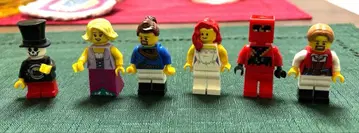 레고 미니피규어 6개 세트