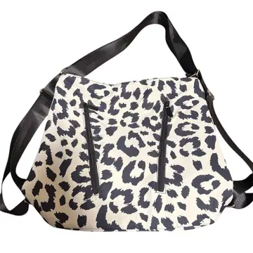 3WAY 백 나일론 레오파드 무늬