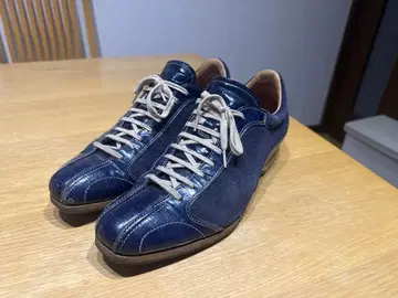 REGAL (리갈) 천연 가죽 스니커즈 블루 23.5cm