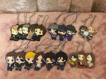 진격의 거인 가챠가챠 키링 시크릿 포함