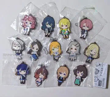 학원 아이돌 마스터 캡슐 러버 마스코트 13종 컴프 세트 학마스