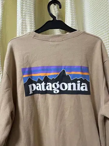 patagonia 베이지 트레이닝복