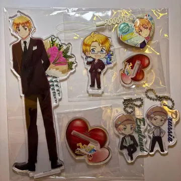 헤타리아 영국 아크릴 스탠드 세트