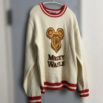 도쿄 디즈니 리조트 미키 와플 니트 L 사이즈